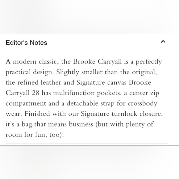 SOLD Coach Brooke Carryall 28 - Picture 11 of 13